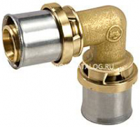 Отвод 90° Giacomini RM122 - 26x3.0 (прессовой, для металлопластиковых труб)